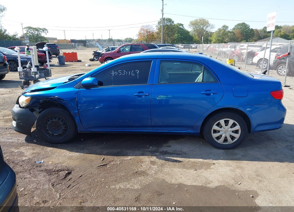 2009 TOYOTA COROLLA LE VIN: JTDBL40E79J021020