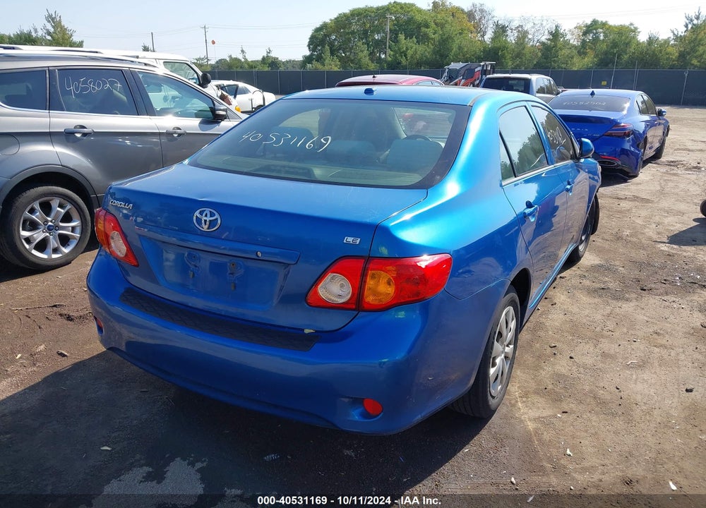 2009 TOYOTA COROLLA LE VIN: JTDBL40E79J021020