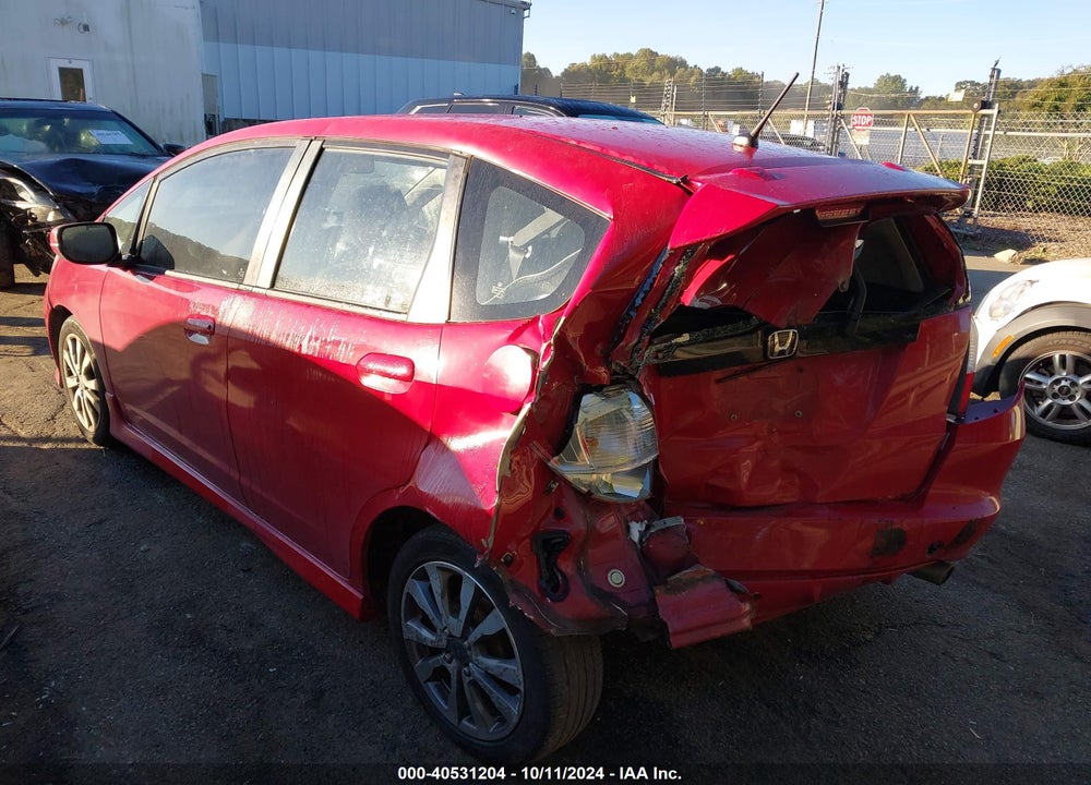 2012 HONDA FIT SPORT VIN: JHMGE8H53CC000929