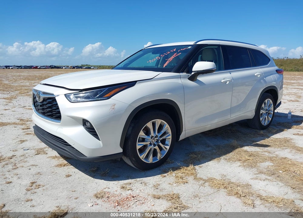 2021 TOYOTA HIGHLANDER LIMITED VIN: 5TDYZRAH3MS526627