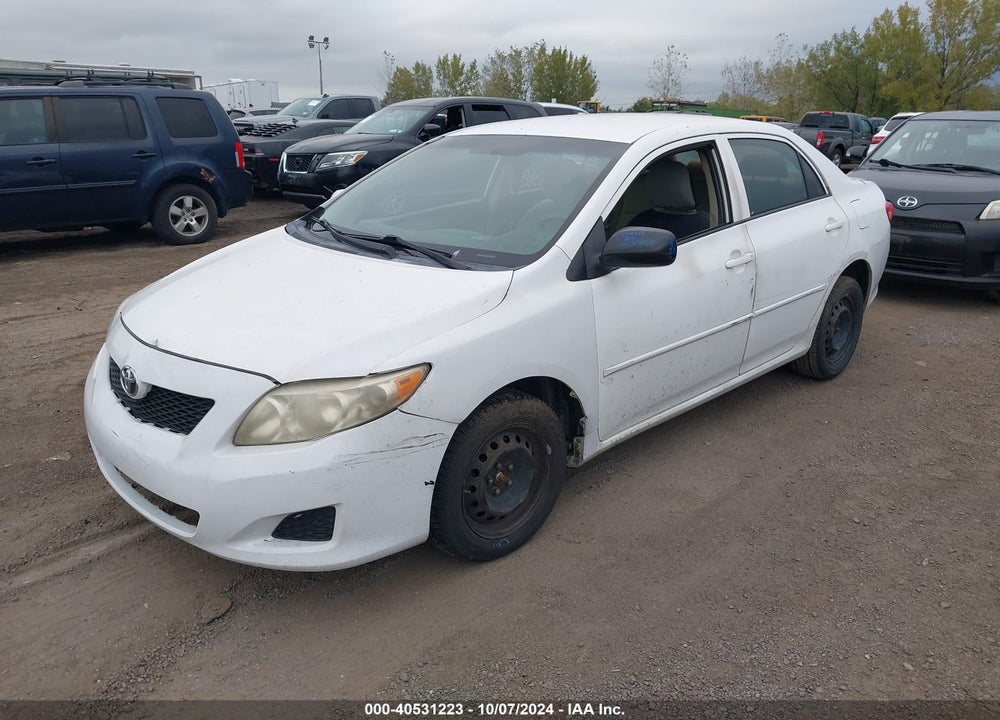 2010 TOYOTA COROLLA LE VIN: 1NXBU4EE8AZ292222