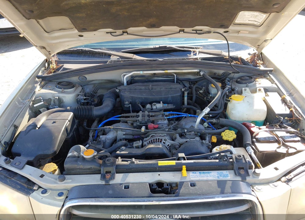 2003 SUBARU FORESTER XS VIN: JF1SG65603H748621