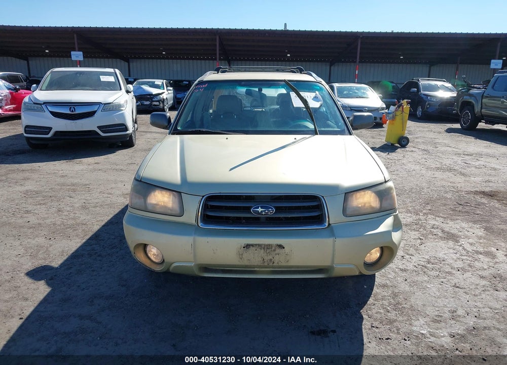 2003 SUBARU FORESTER XS VIN: JF1SG65603H748621