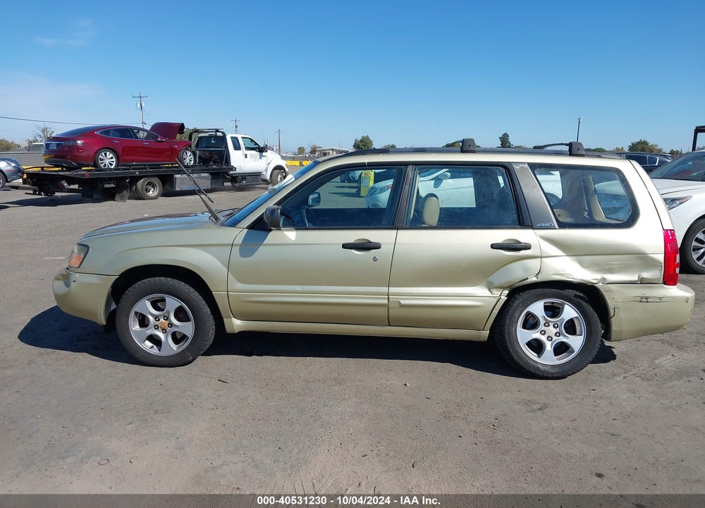 2003 SUBARU FORESTER XS VIN: JF1SG65603H748621