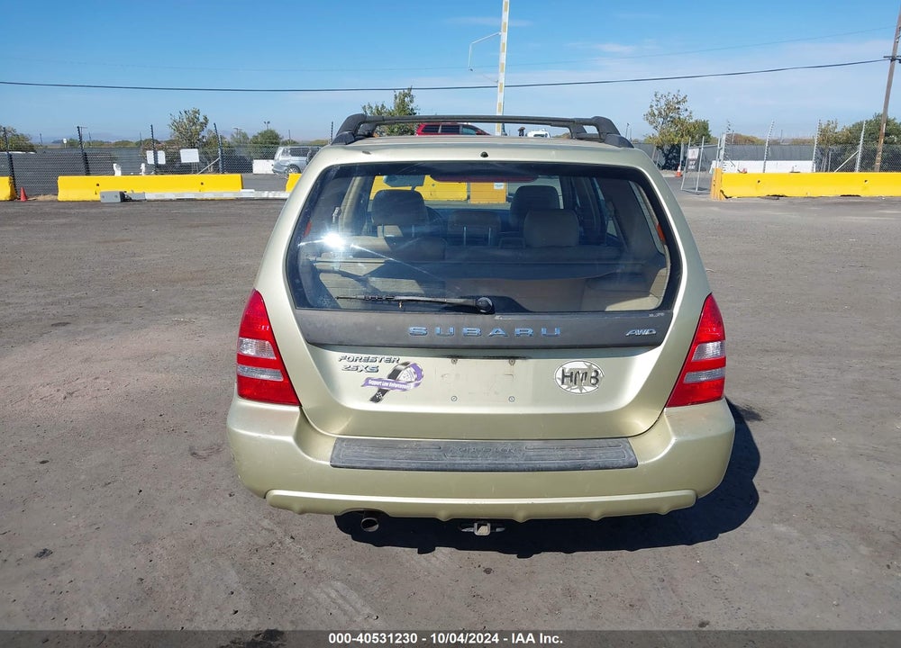2003 SUBARU FORESTER XS VIN: JF1SG65603H748621