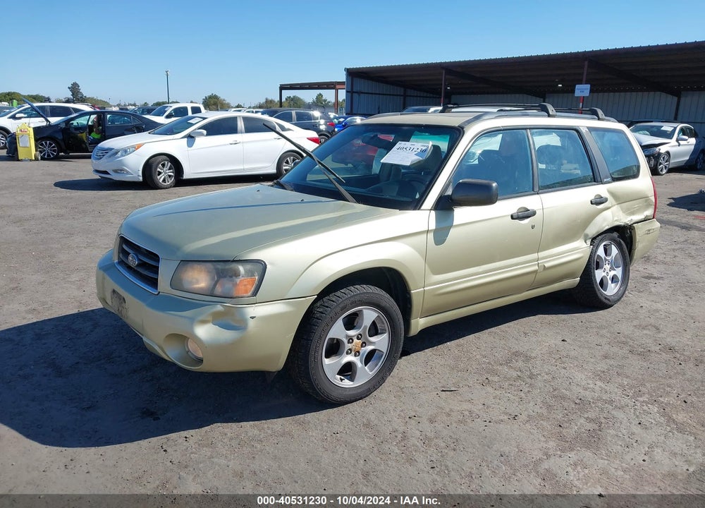 2003 SUBARU FORESTER XS VIN: JF1SG65603H748621