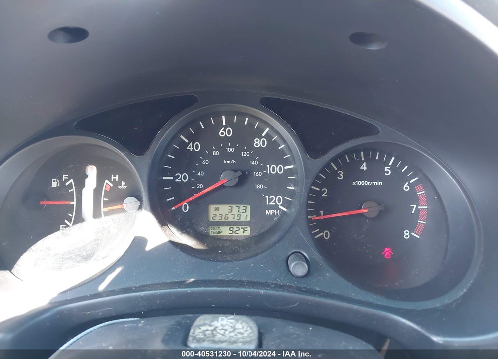 2003 SUBARU FORESTER XS VIN: JF1SG65603H748621