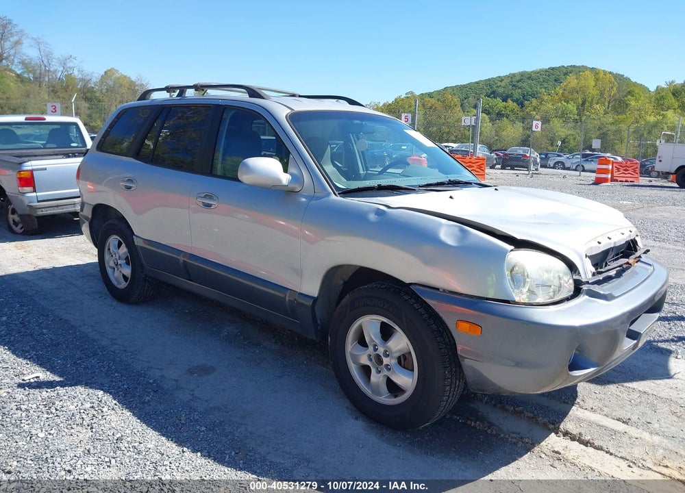 2006 HYUNDAI SANTA FE GLS VIN: KM8SC73D96U044664