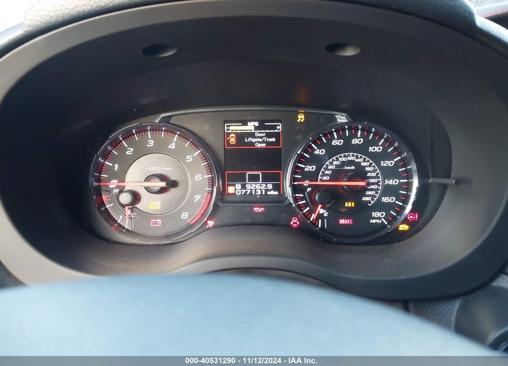 2018 SUBARU WRX LIMITED VIN: JF1VA1H64J9805245