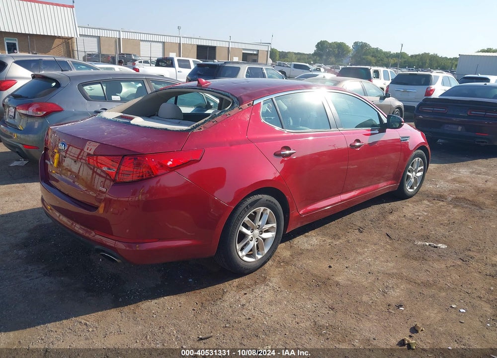 2013 KIA OPTIMA LX VIN: 5XXGM4A76DG257528