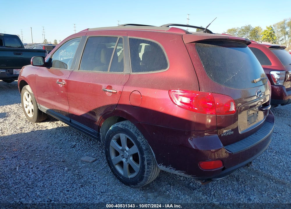 2009 HYUNDAI SANTA FE LIMITED VIN: 5NMSH13E39H240588