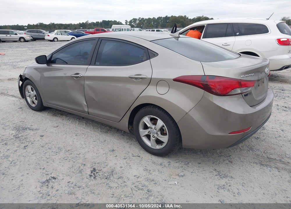 2014 HYUNDAI ELANTRA SE VIN: 5NPDH4AE4EH479206