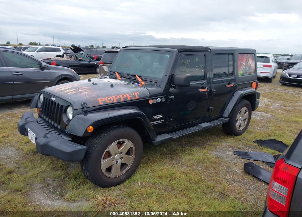 2011 ANGLER JEEP WR UNLIMITED SAHARA VIN: 1J4BA5H1XBL550544