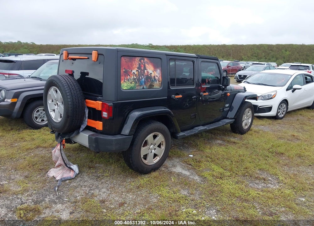 2011 ANGLER JEEP WR UNLIMITED SAHARA VIN: 1J4BA5H1XBL550544