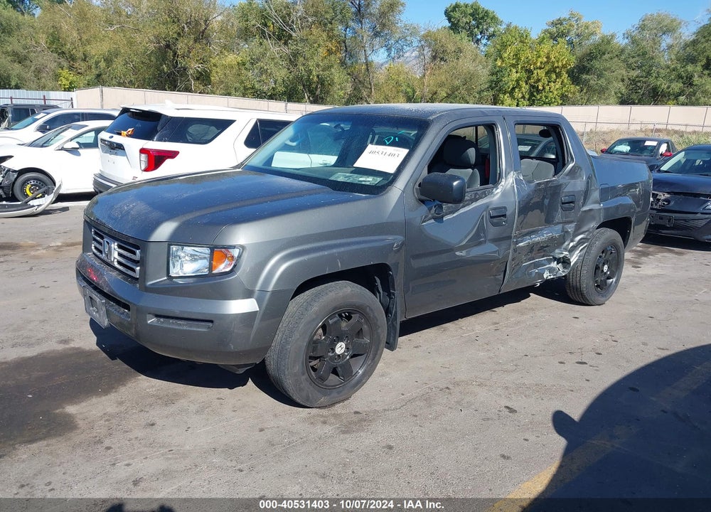 2007 HONDA RIDGELINE RT VIN: 2HJYK16227H521640