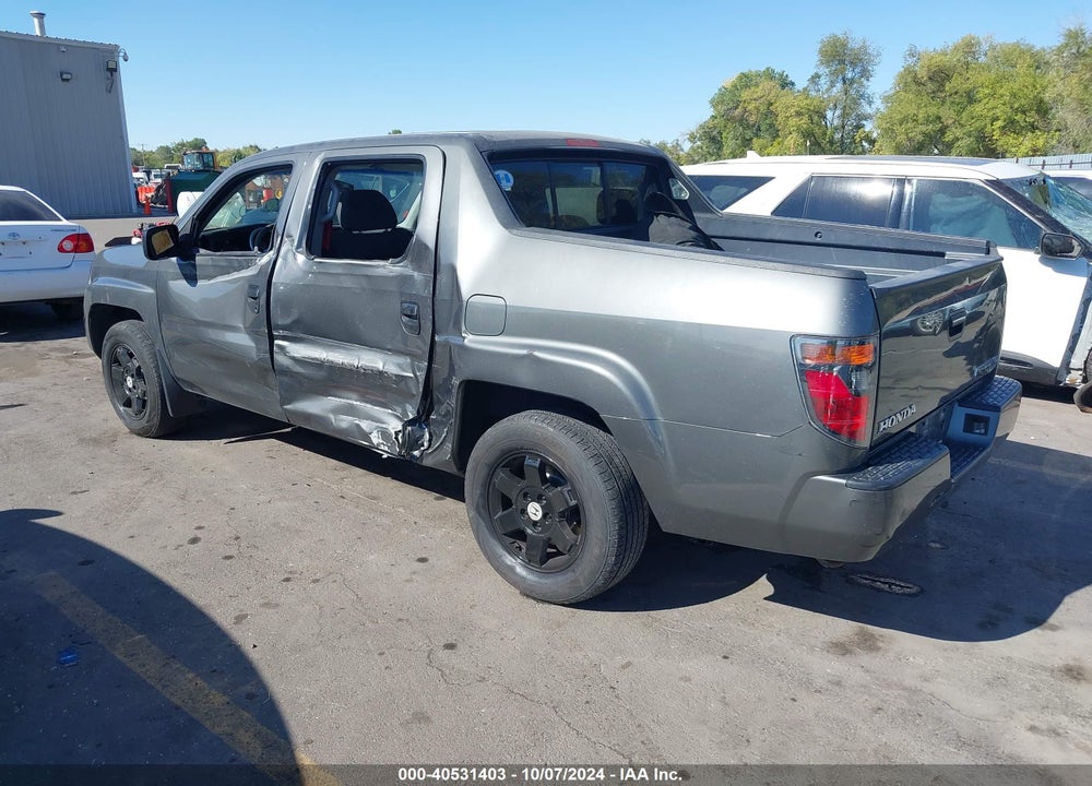 2007 HONDA RIDGELINE RT VIN: 2HJYK16227H521640
