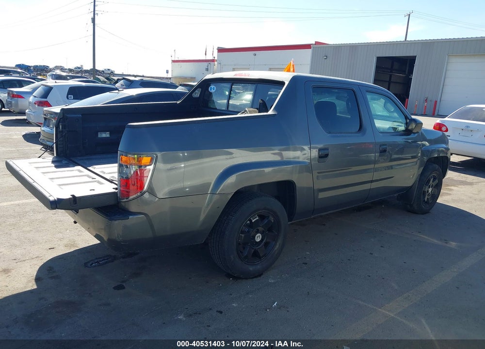 2007 HONDA RIDGELINE RT VIN: 2HJYK16227H521640