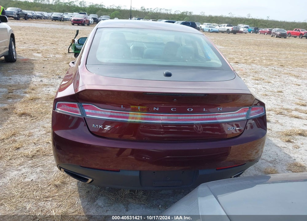 2016 LINCOLN MKZ VIN: 3LN6L2G99GR610681