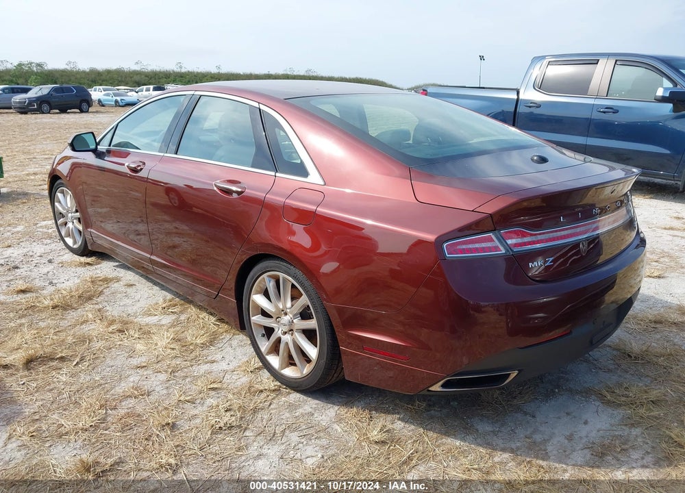 2016 LINCOLN MKZ VIN: 3LN6L2G99GR610681