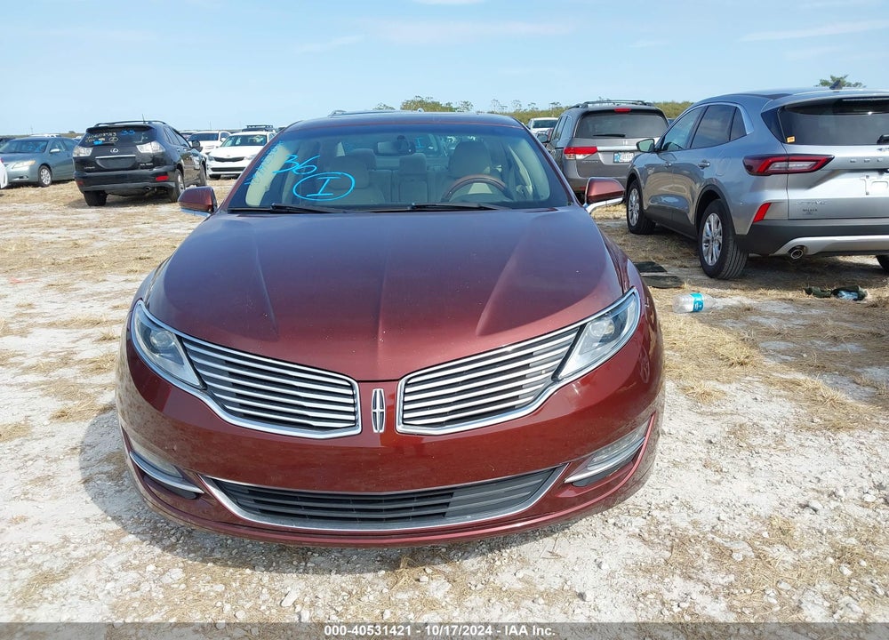 2016 LINCOLN MKZ VIN: 3LN6L2G99GR610681