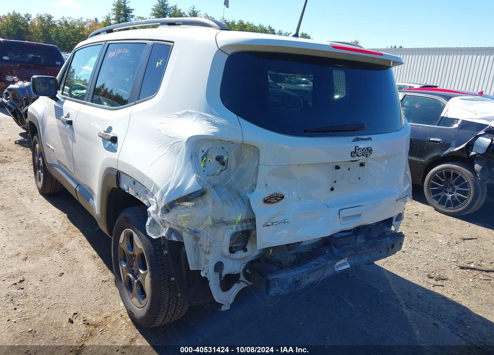 2018 JEEP RENEGADE SPORT 4X4 VIN: ZACCJBAB1JPG82503