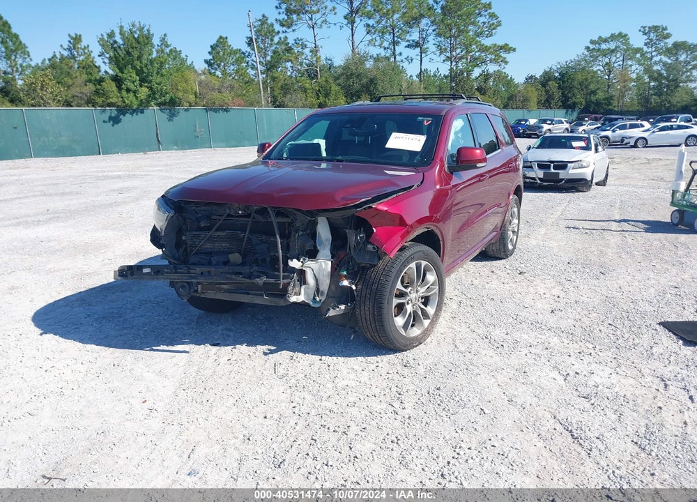 2019 DODGE DURANGO GT PLUS AWD VIN: 1C4RDJDG9KC690731