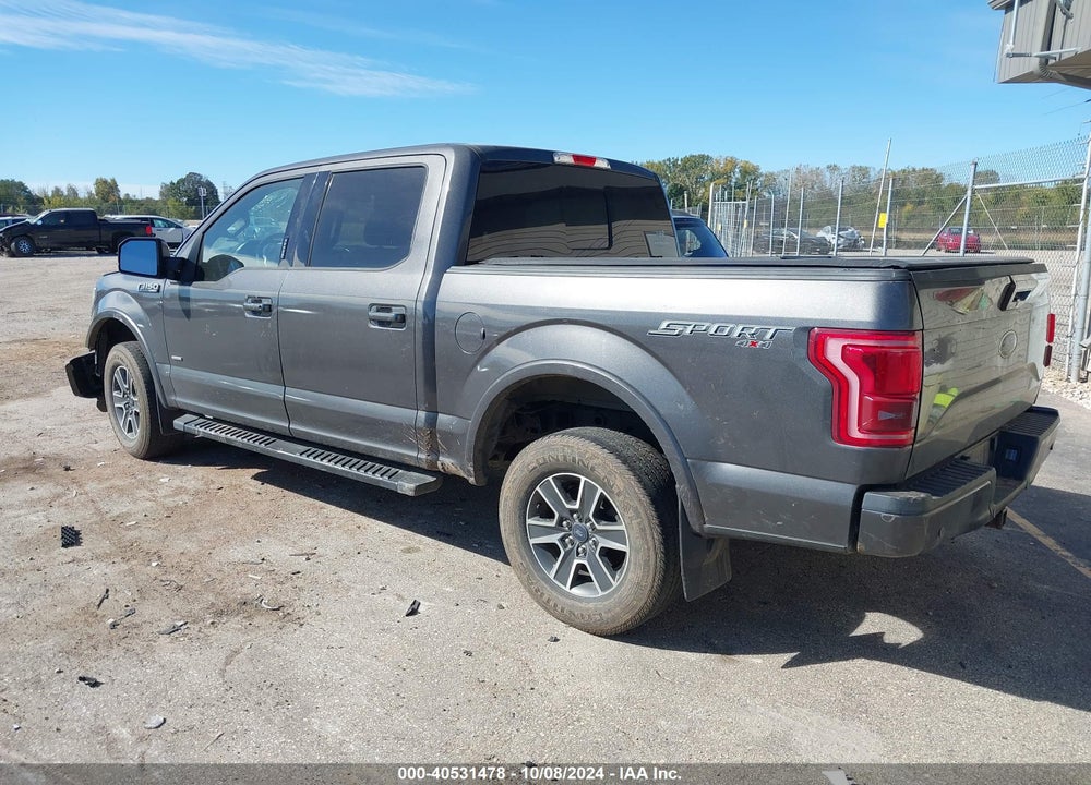 2015 FORD F-150 LARIAT VIN: 1FTEW1EP7FFA62338