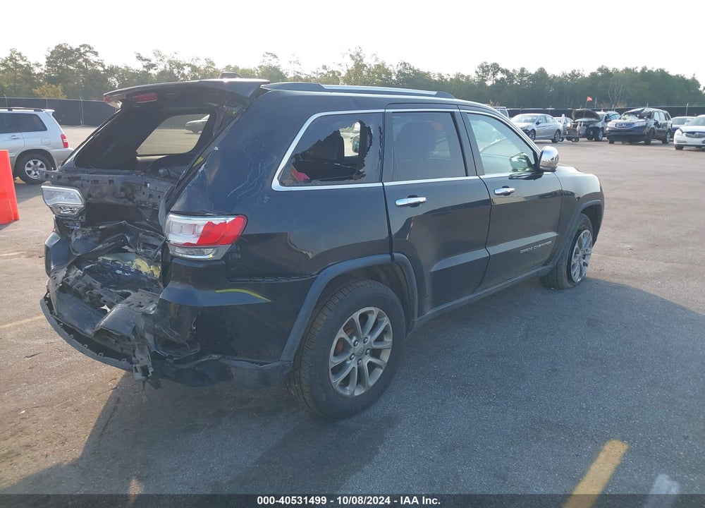 2015 JEEP GRAND CHEROKEE LIMITED VIN: 1C4RJFBG5FC925639