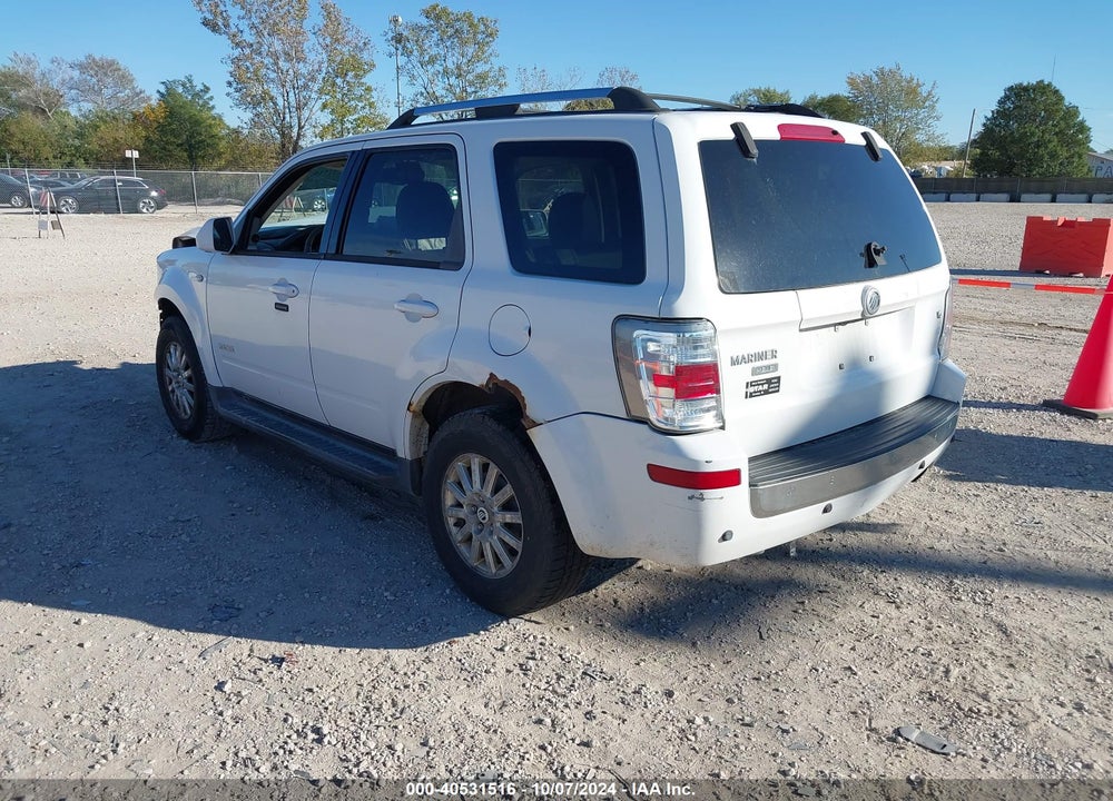 2008 MERCURY MARINER PREMIER VIN: 4M2CU87188KJ26390