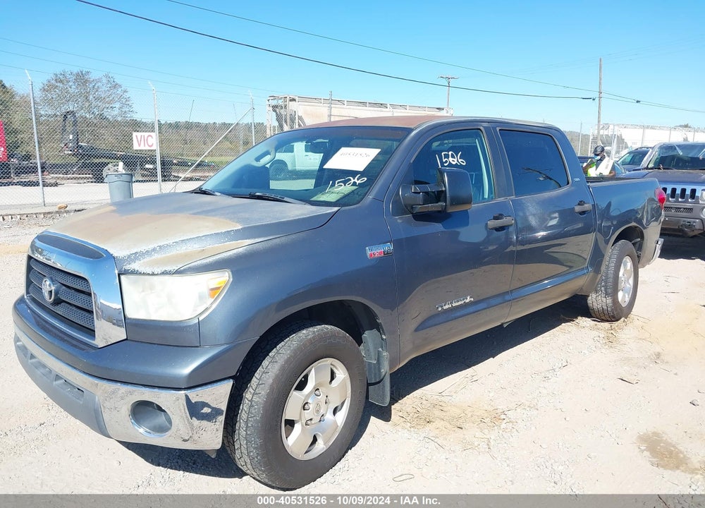 2007 TOYOTA TUNDRA SR5 5.7L V8 VIN: 5TBEV54167S457337