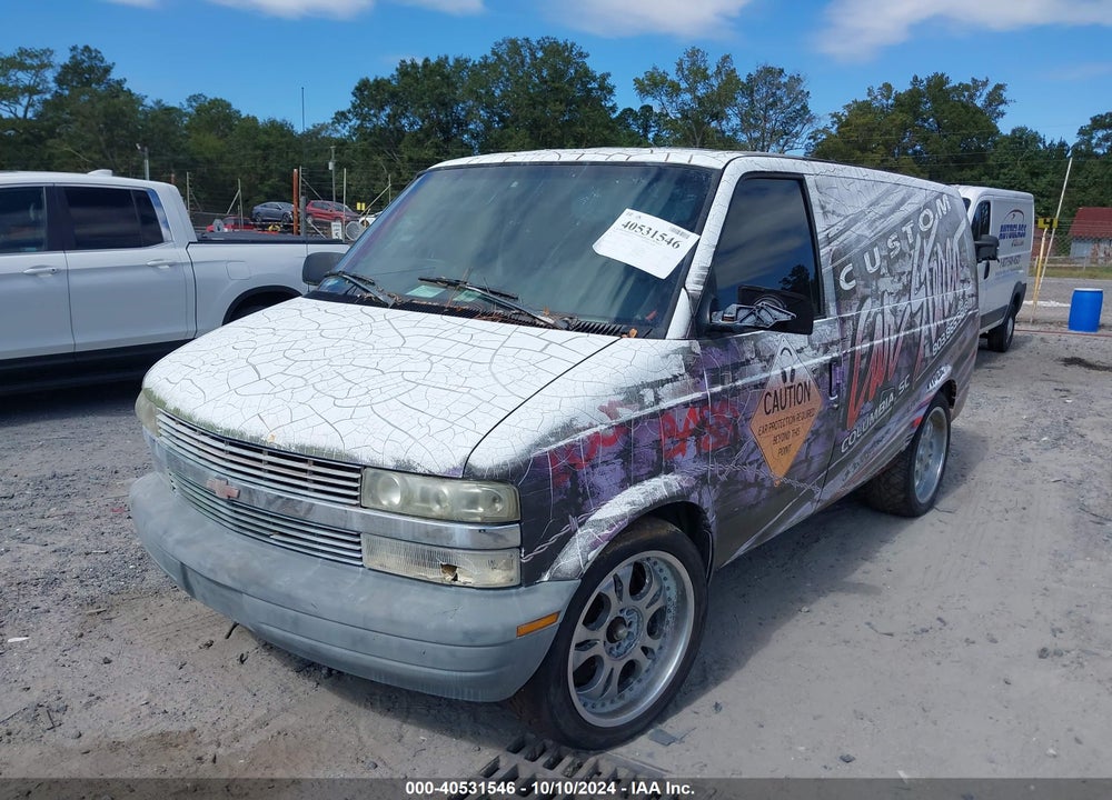 1998 CHEVROLET ASTRO VIN: 1GCDM19W4WB162035