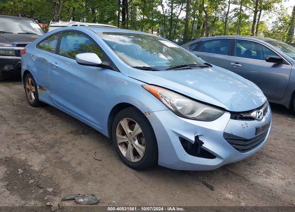 2013 HYUNDAI ELANTRA GS VIN: KMHDH6AE9DU007367