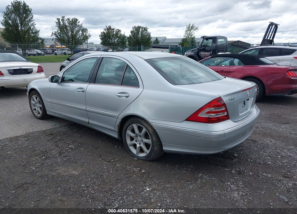 2007 MERCEDES-BENZ C 280 LUXURY 4MATIC VIN: WDBRF92H07F916650