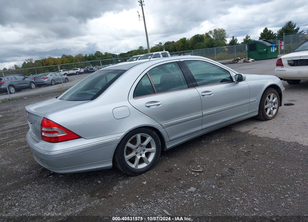 2007 MERCEDES-BENZ C 280 LUXURY 4MATIC VIN: WDBRF92H07F916650