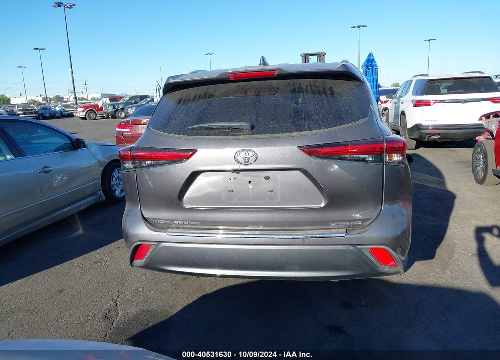 2021 TOYOTA HIGHLANDER LIMITED VIN: 5TDYZRAH6MS089531
