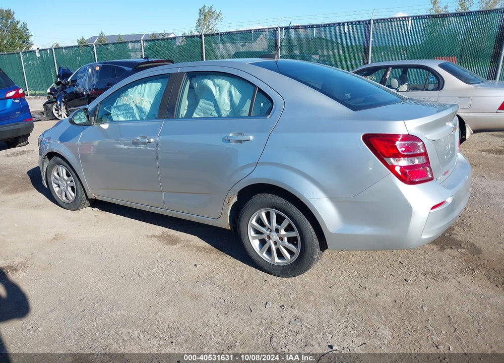 2017 CHEVROLET SONIC LT AUTO VIN: 1G1JD5SB3H4119159