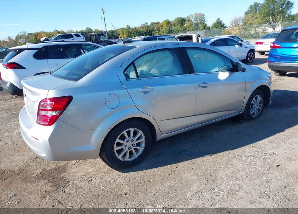 2017 CHEVROLET SONIC LT AUTO VIN: 1G1JD5SB3H4119159