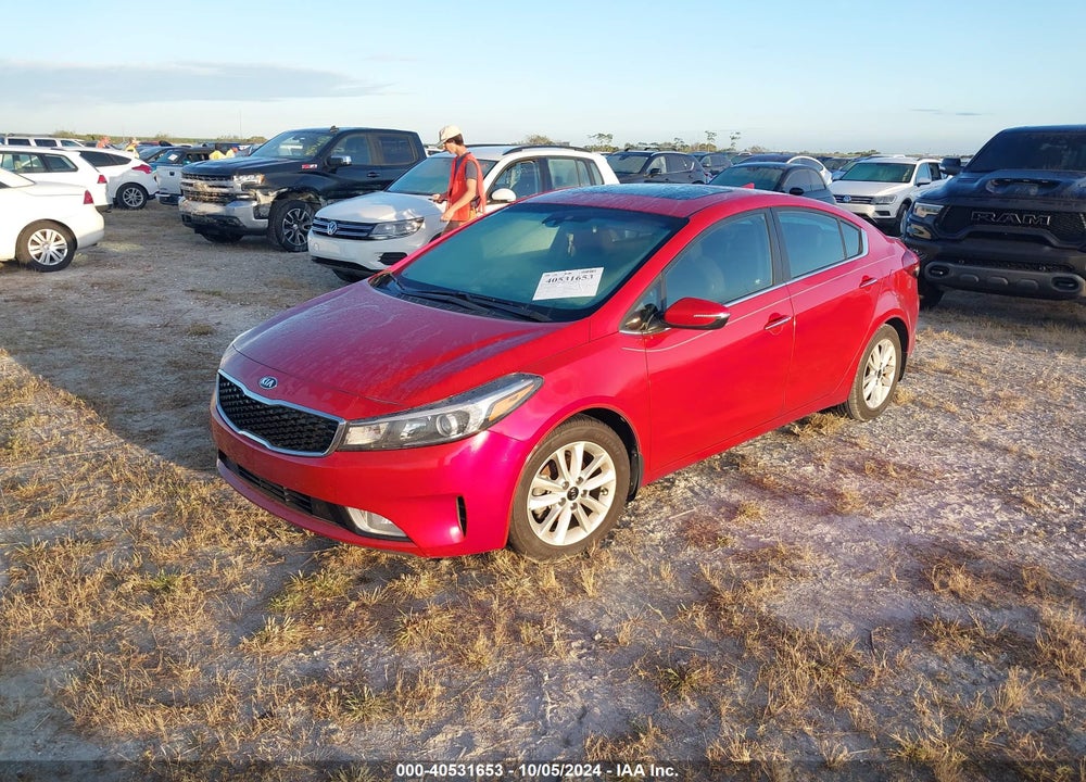 2017 KIA FORTE S VIN: 3KPFL4A75HE062016