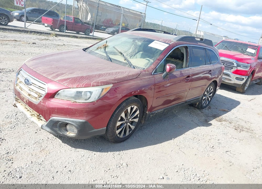 2016 SUBARU OUTBACK 2.5I LIMITED VIN: 4S4BSBLC7G3230790