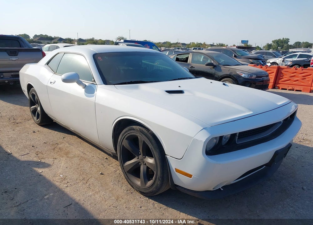 2012 DODGE CHALLENGER SXT VIN: 2C3CDYAG6CH176275