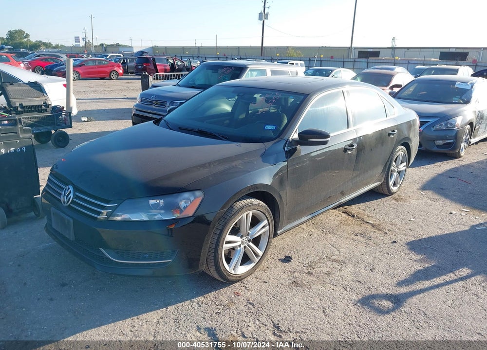 2014 VOLKSWAGEN PASSAT 1.8T SE VIN: 1VWBS7A31EC077919