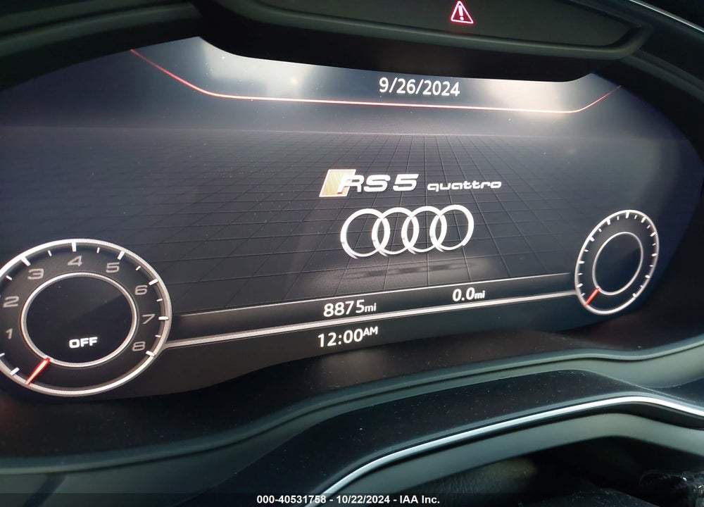 2019 AUDI RS 5 2.9T VIN: WUABWCF58KA907817