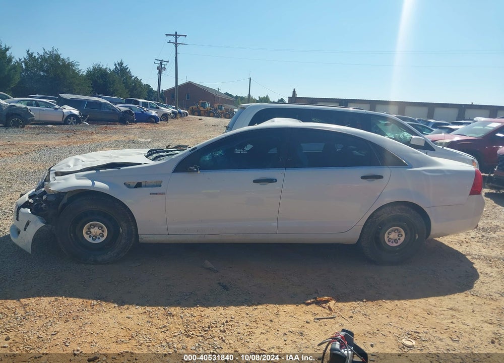 2012 CHEVROLET CAPRICE POLICE VIN: 6G1MK5U29CL646298