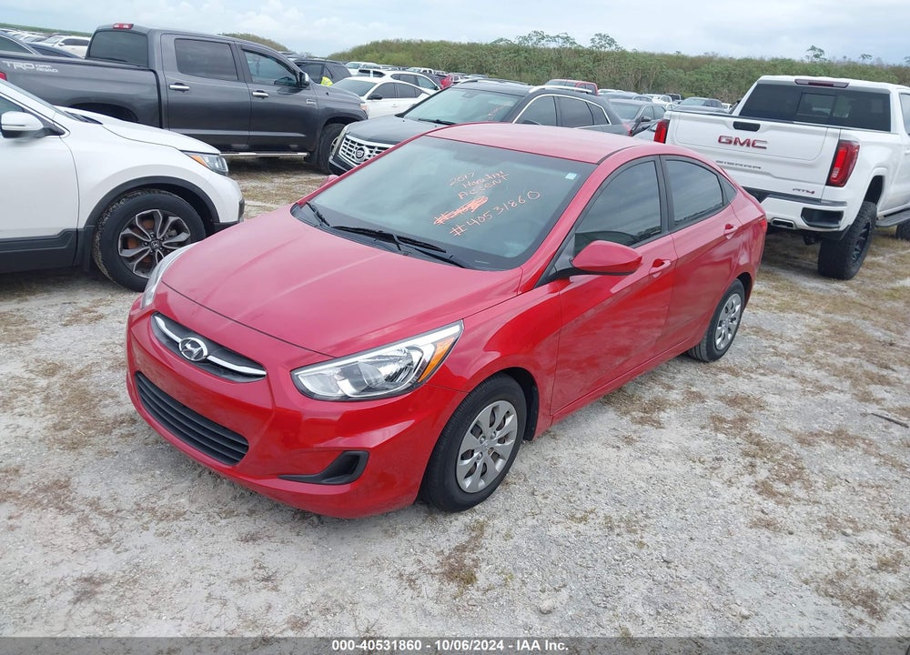 2017 HYUNDAI ACCENT SE VIN: KMHCT4AE9HU271712