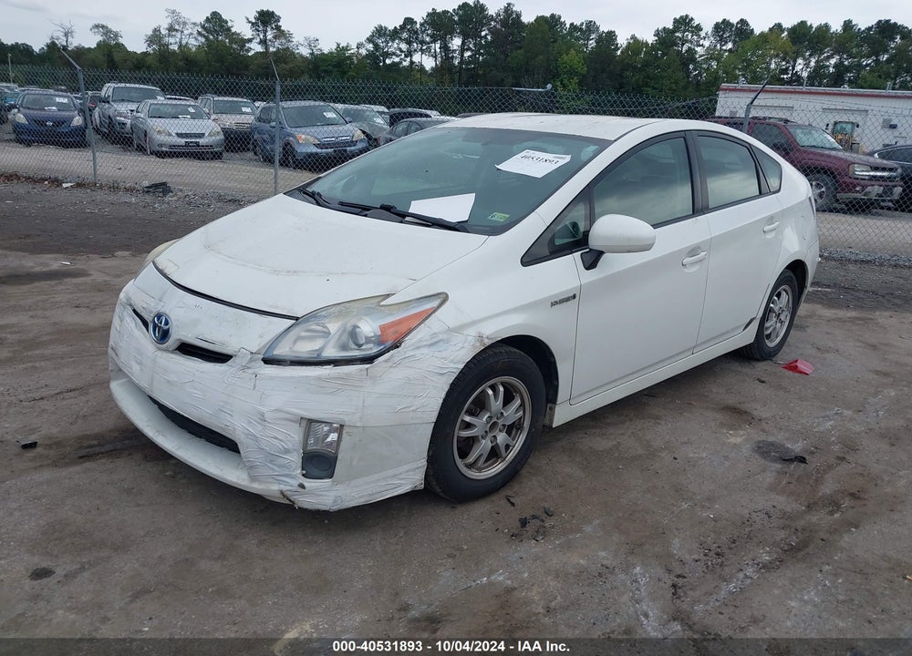 2011 TOYOTA PRIUS TWO VIN: JTDKN3DU2B0256636