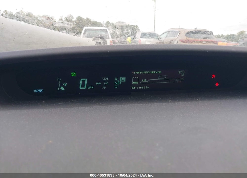 2011 TOYOTA PRIUS TWO VIN: JTDKN3DU2B0256636