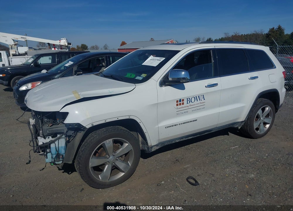 2014 JEEP GRAND CHEROKEE LIMITED VIN: 1C4RJFBG8EC102749