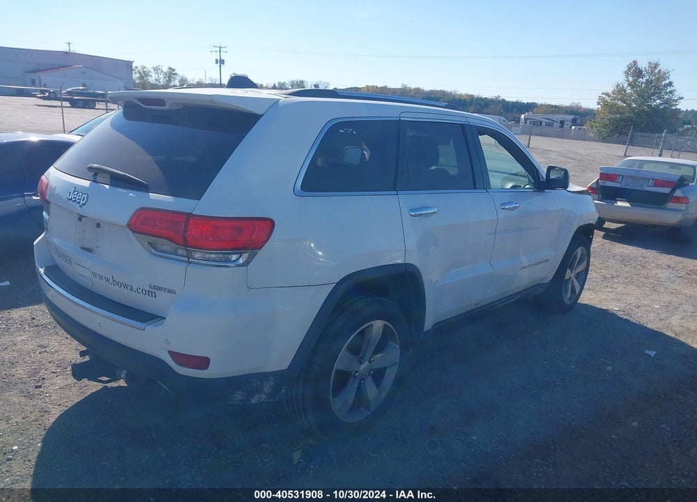 2014 JEEP GRAND CHEROKEE LIMITED VIN: 1C4RJFBG8EC102749