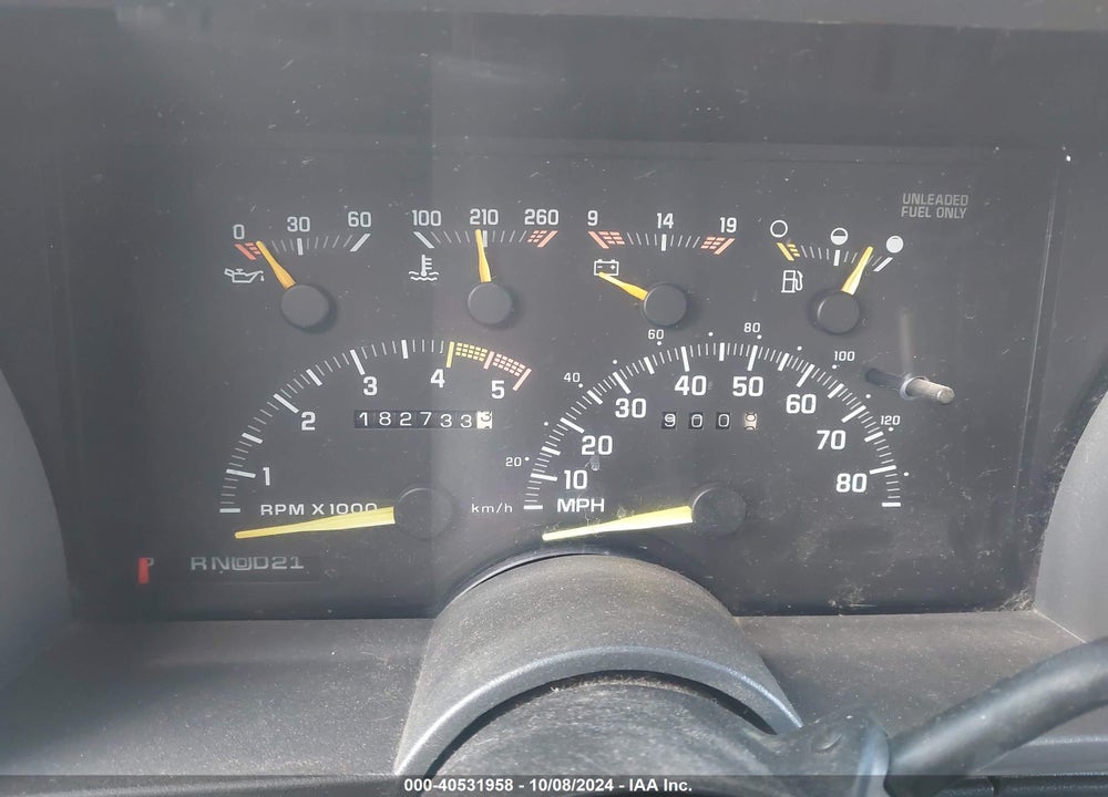 1992 CHEVROLET GMT-400 K1500 VIN: 2GCEK19K5N1190609