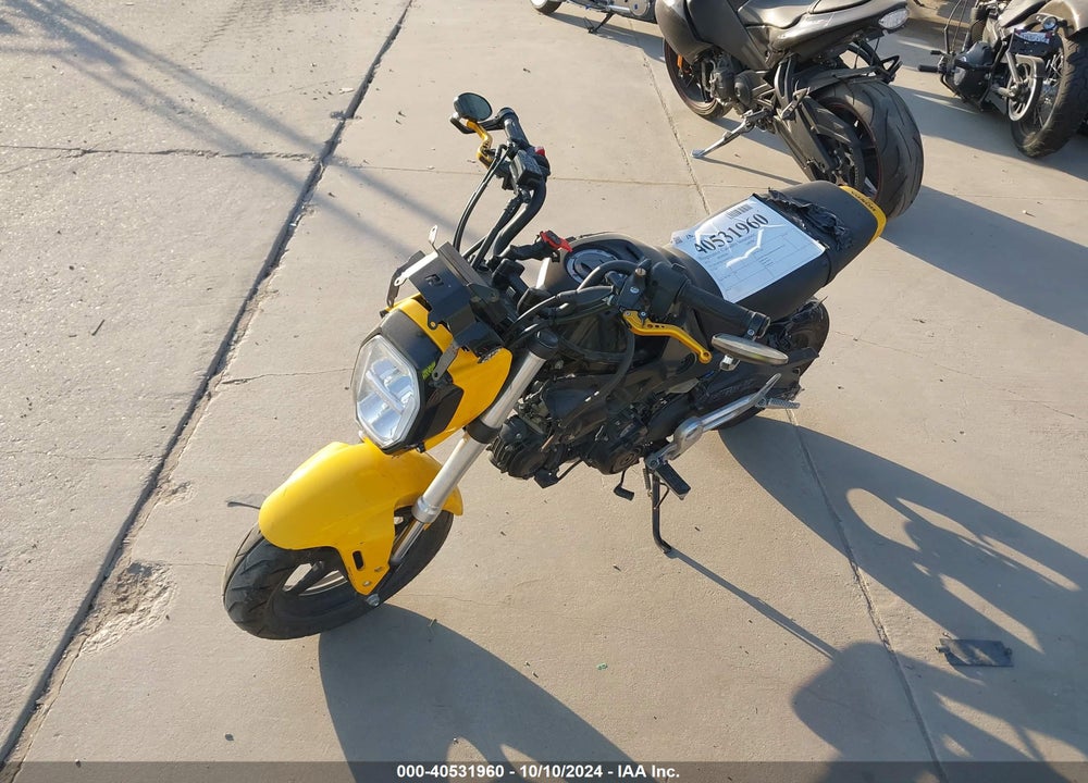 2022 HONDA GROM 125 VIN: MLHJC9215N5005224